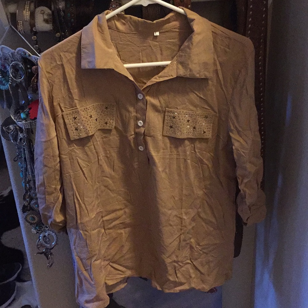 3/4 sleeve blouse